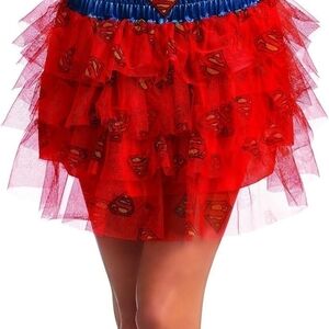 Marvel Red and Blue SuperaMan Tiered Skirt